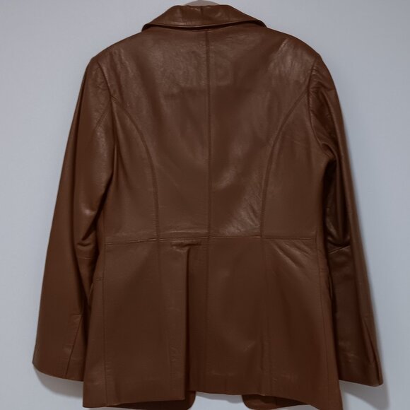 Arma Leather Jacket - sz 36 (US 4) - Picture 2 of 3